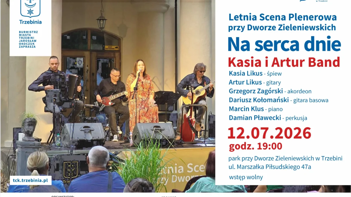 „Na serca dnie” – koncert Kasia i Artur Band w Trzebini