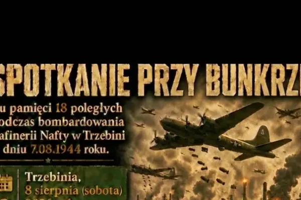 Spotkanie przy bunkrze w Trzebini – upamiętnienie ofiar bombardowania z 1944 roku