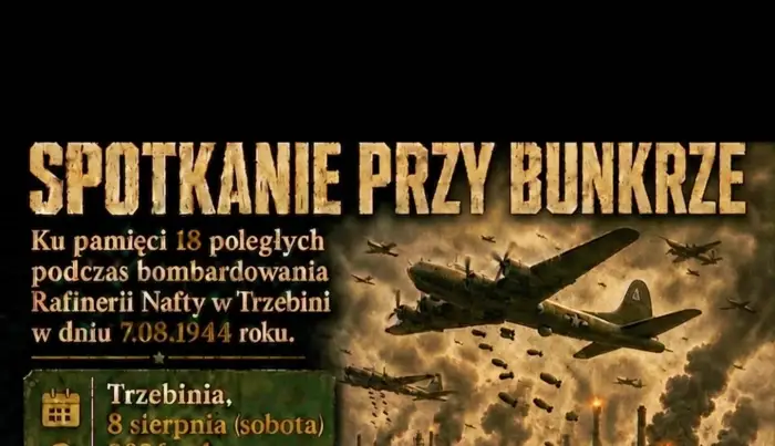 Spotkanie przy bunkrze w Trzebini – upamiętnienie ofiar bombardowania z 1944 roku