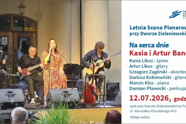 Koncert w parku przy Dworze Zieleniewskich w Trzebini już w niedzielę