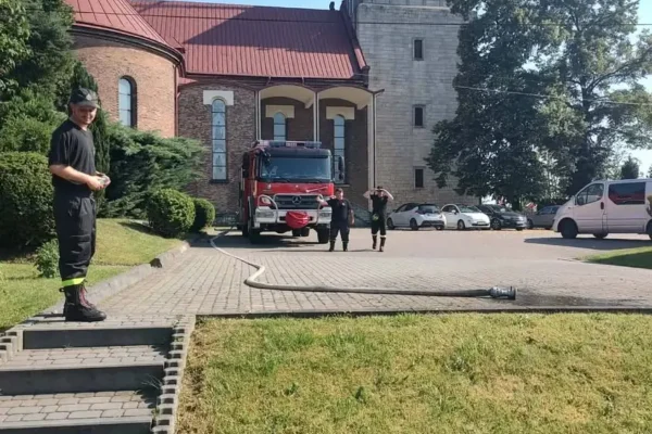 OSP Trzebinia na Festynie Rodzinnym przy Parafii św. Piotra i Pawła