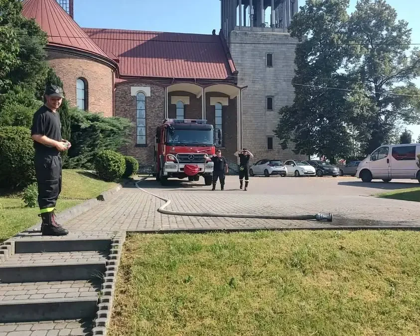 OSP Trzebinia na Festynie Rodzinnym przy Parafii św. Piotra i Pawła