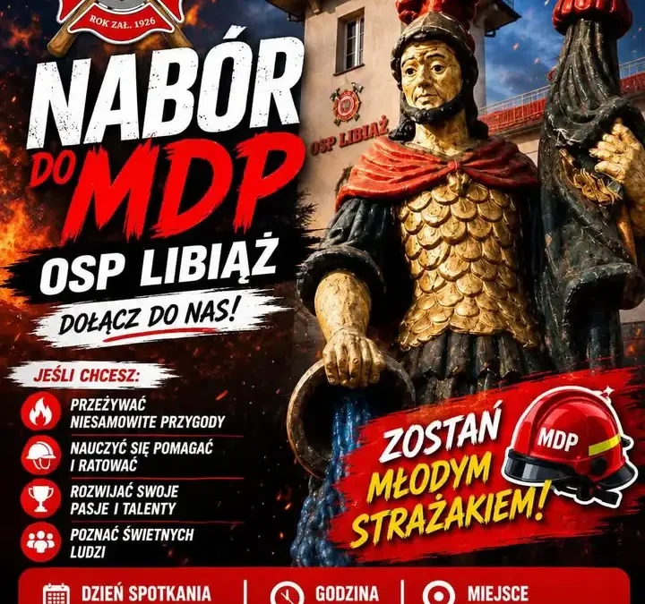 OSP Libiąż zaprasza młodzież na spotkanie rekrutacyjne