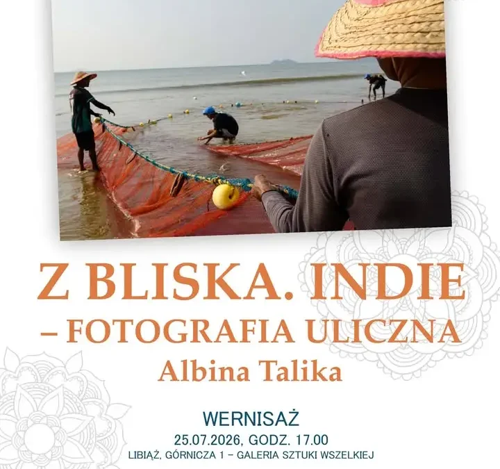 Wernisaż wystawy fotografii Albina Talika „Z bliska. Indie – fotografia uliczna” w Libiążu
