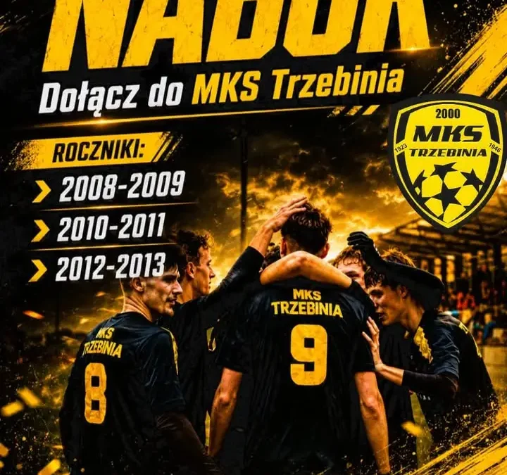 MKS Trzebinia ogłasza nabór do drużyn młodzieżowych na sezon 2026/2027