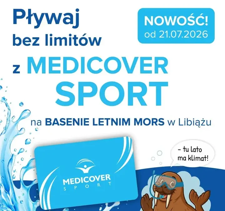 Basen Letni w Libiążu honoruje kartę Medicover Sport