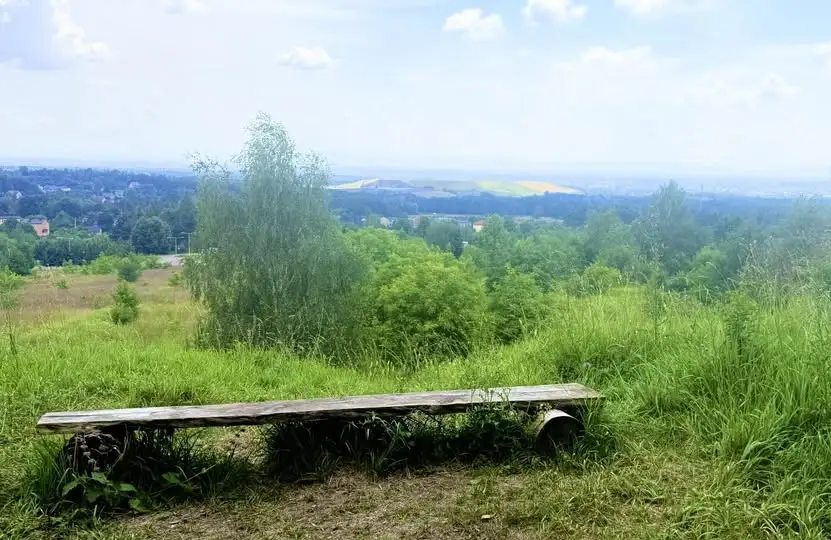 Mieszkaniec z Anglii postawił ławki na Grodzisku w Libiążu. To nie koniec jego pomysłów
