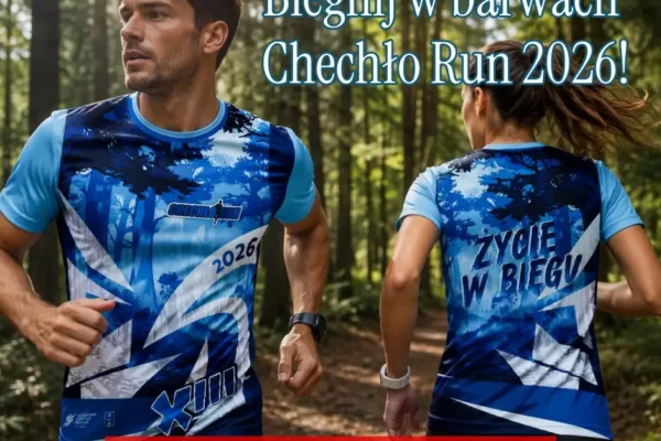 Chechło Run 2026: limitowana koszulka z hasłem „Życie w biegu” czeka na uczestników