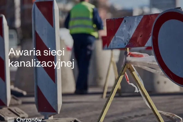 Awaria kanalizacji w Chrzanowie – utrudnienia na ul. Słowackiego i Kościuszki