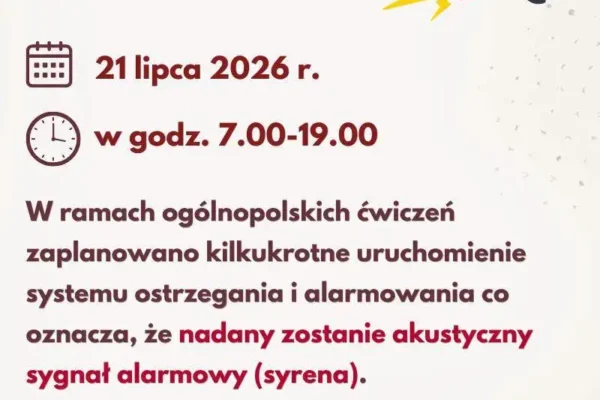 ALARM-2026: W całej Polsce zawyją syreny – sprawdź, kiedy i dlaczego