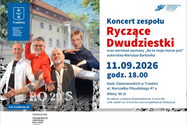 Koncert zespołu Ryczące Dwudziestki w Dworze Zieleniewskich