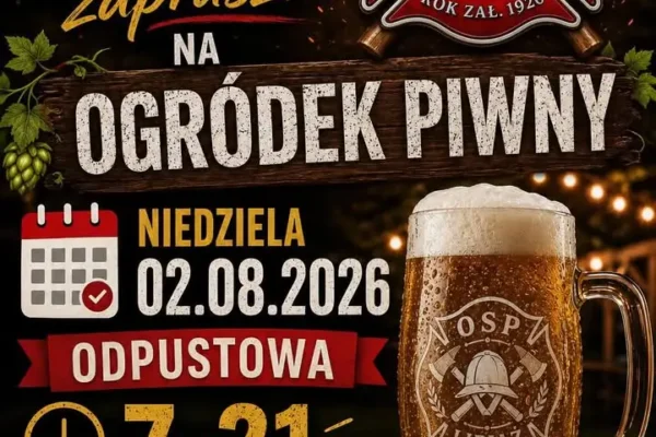Odpust w Libiążu: OSP zaprasza na ogródek piwny przy remizie