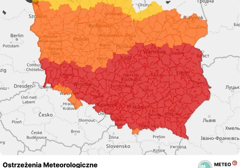 Upały w całej Polsce: IMGW wydaje ostrzeżenia II i III stopnia