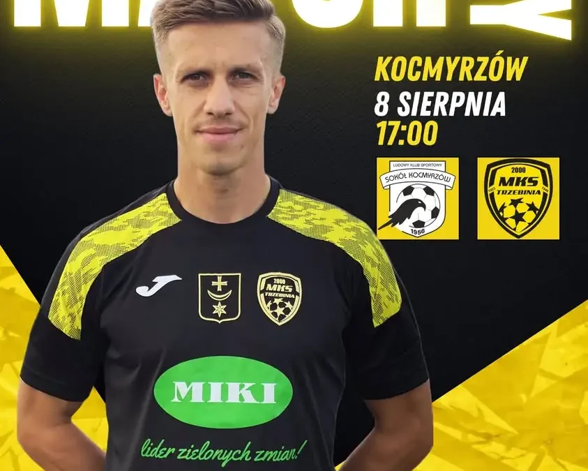 Sokół Kocmyrzów kontra MKS Trzebinia w pierwszej kolejce V Ligi Małopolskiej