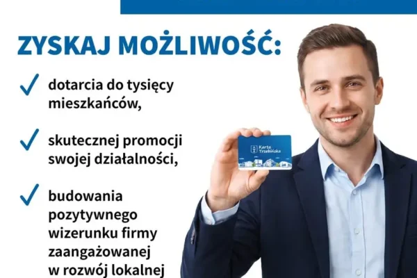 Karta Trzebińska: zniżki przez cały rok dla mieszkańców gminy