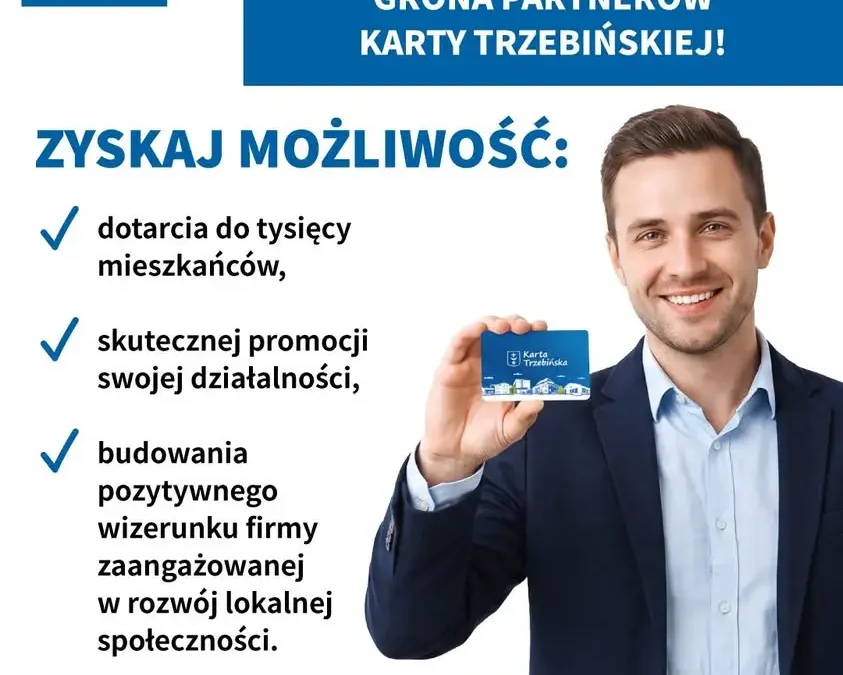 Karta Trzebińska: zniżki przez cały rok dla mieszkańców gminy