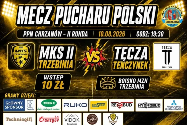 MKS II Trzebinia zmierzy się z Tęczą Tenczynek w Pucharze Polski