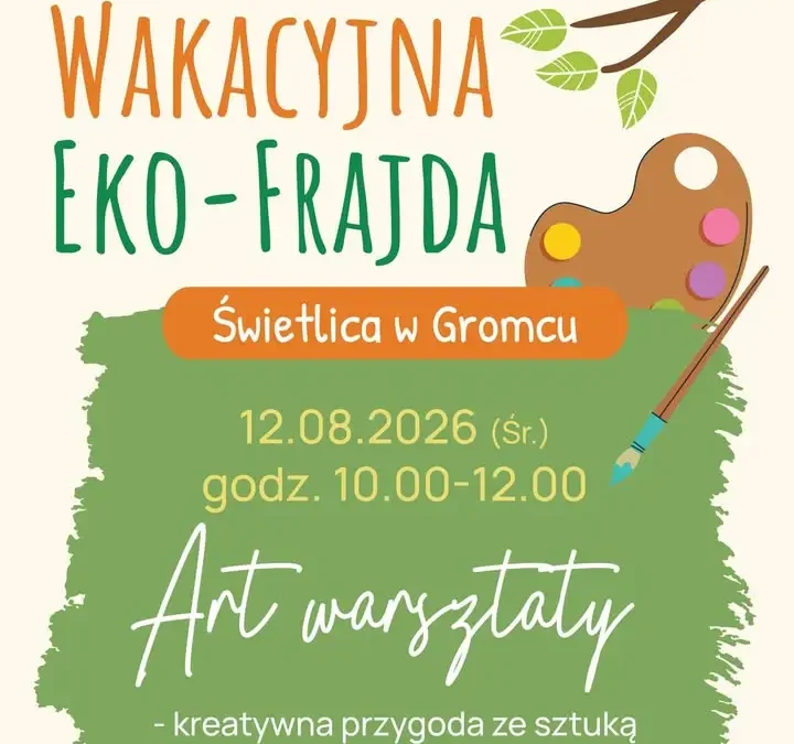 Wakacyjne warsztaty artystyczne dla dzieci w Gromcu
