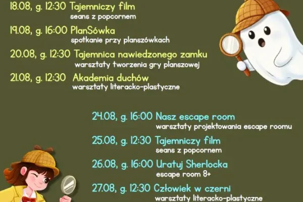 Wakacyjne śledztwo w bibliotece w Libiążu – detektywistyczna przygoda dla dzieci