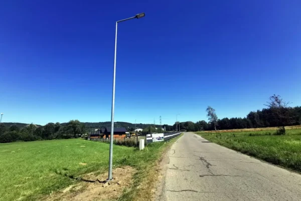 Nowe oświetlenie na ul. Wieczystej w Zagórzu – gmina Babice inwestuje w bezpieczeństwo