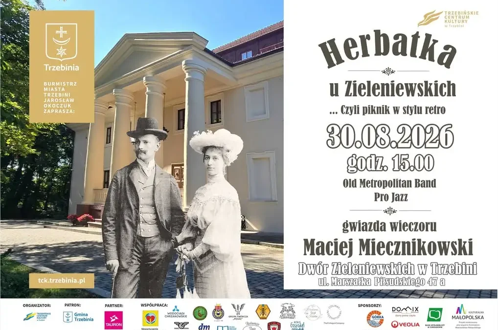 Herbatka u Zieleniewskich – retro piknik w Trzebini już 30 sierpnia