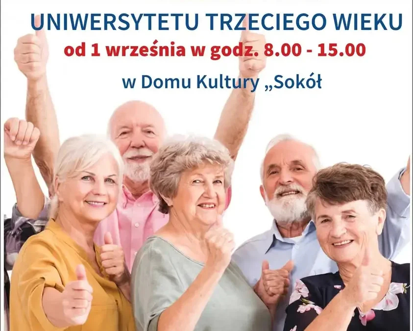 Ruszą zapisy do Uniwersytetu Trzeciego Wieku w Trzebini
