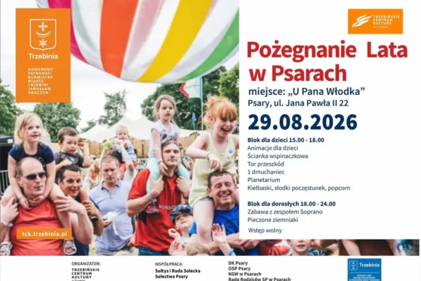 Pikniki rodzinne w Psarach i na Osiedlu Siersza na zakończenie wakacji