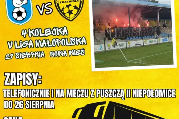 MKS Trzebinia jedzie do Nowej Wsi – zapisy na wyjazd trwają