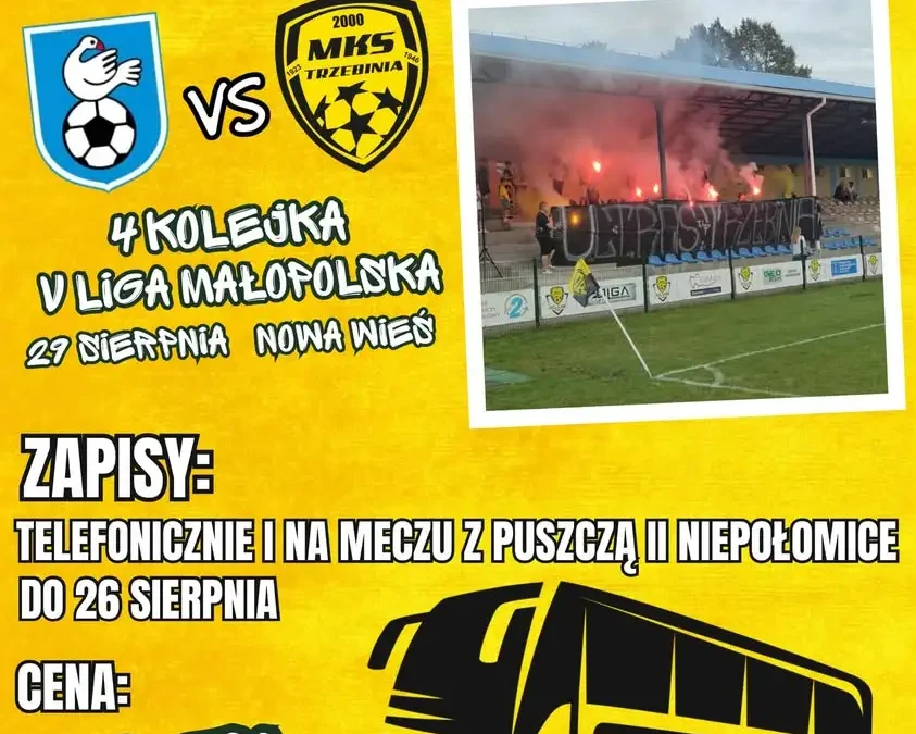 MKS Trzebinia jedzie do Nowej Wsi – zapisy na wyjazd trwają