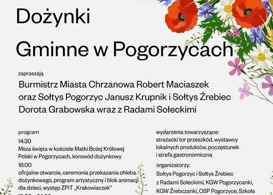 Dożynki Gminne 2026 w Pogorzycach – program i atrakcje