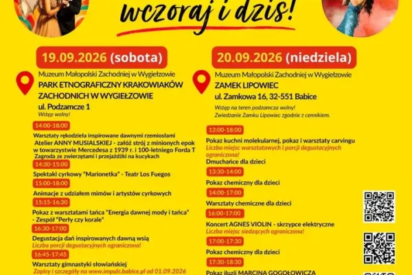 Juromania 2026 w Gminie Babice: energia Jury w Wygiełzowie i na Zamku Lipowiec