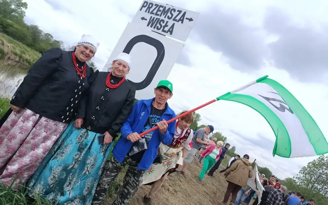 Emeryt z Babic promuje gminę na flisackich szlakach Odry i Wisły