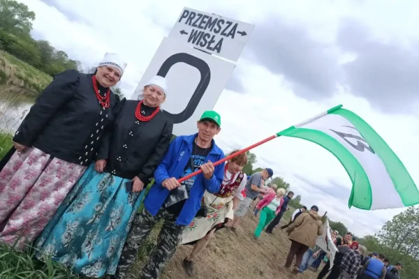 Emeryt z Babic promuje gminę na flisackich szlakach Odry i Wisły