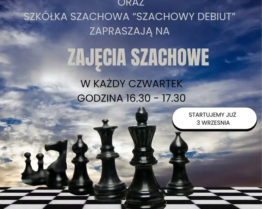 Zajęcia szachowe w Żarkach – start 3 września w Domu Kultury