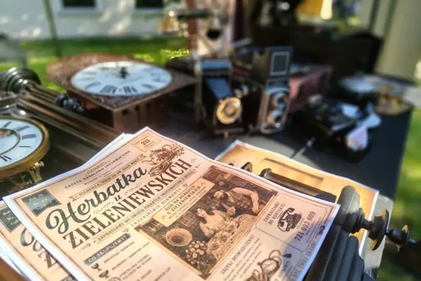 Herbatka u Zieleniewskich: Retro piknik zakończył wakacje w Trzebini