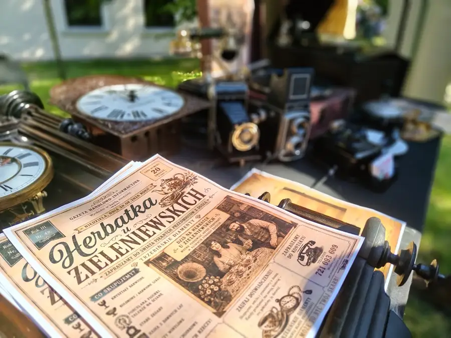 Herbatka u Zieleniewskich: Retro piknik zakończył wakacje w Trzebini