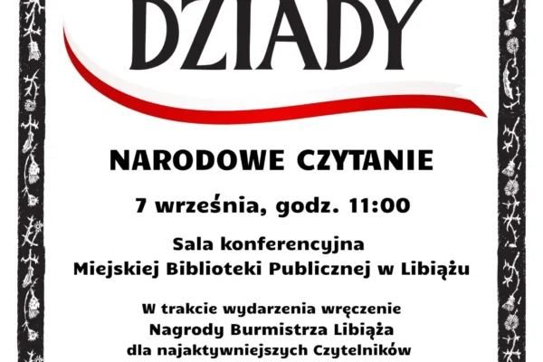 Narodowe Czytanie 2026: Wspólne spotkanie z „Dziadami” Mickiewicza