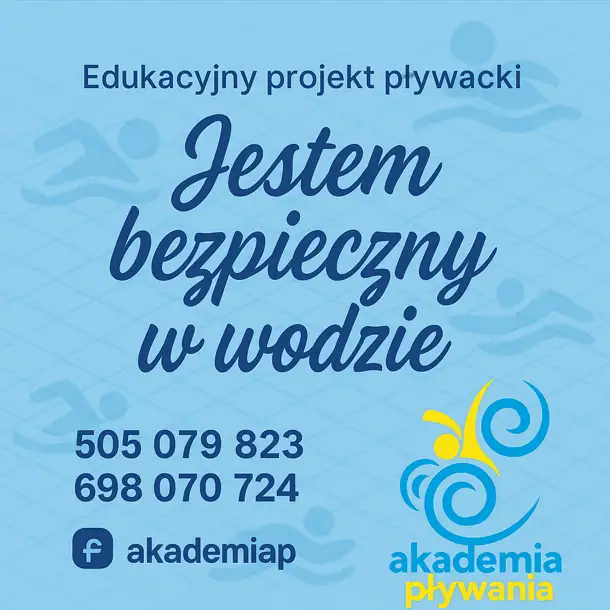 Nauka pływania dla dzieci w Chrzanowie – rusza projekt „Jestem bezpieczny w wodzie”