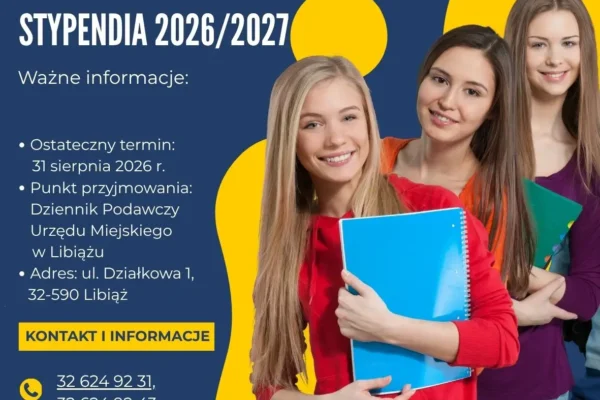 Libiąż: 31 sierpnia mija termin składania wniosków o stypendium burmistrza