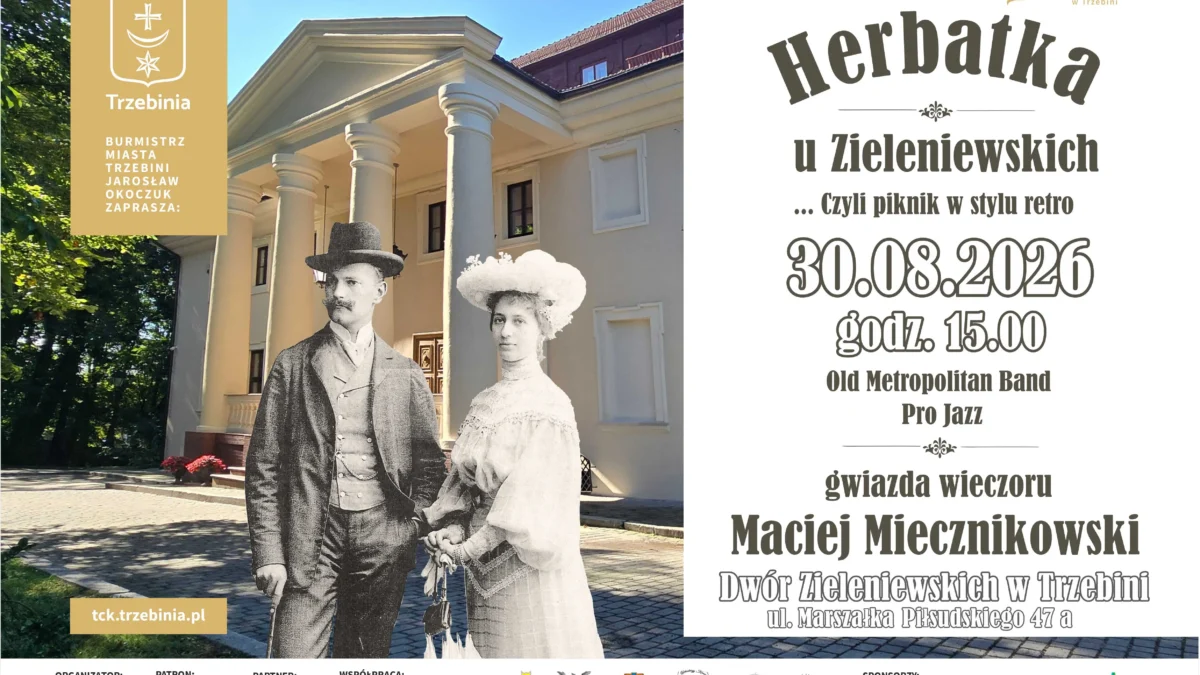 Herbatka u Zieleniewskich – retro piknik w Trzebini już 30 sierpnia