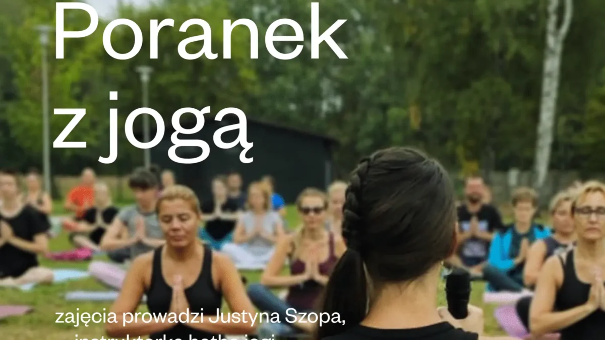 Poranek z jogą na zakończenie wakacji – bezpłatne zajęcia na basenach w Chrzanowie