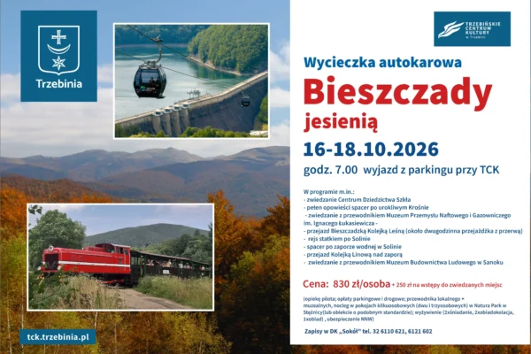 Jesienna wycieczka w Bieszczady z TCK – już 16 października