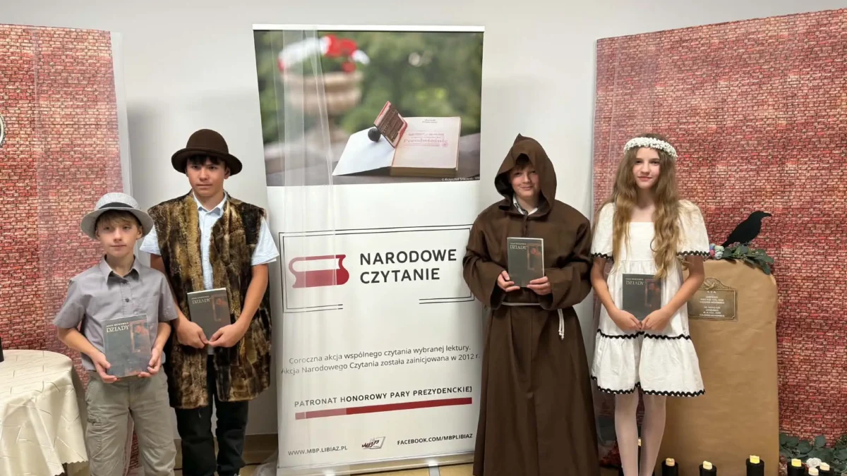 Narodowe Czytanie „Dziadów” w Libiążu – relacja z wydarzenia