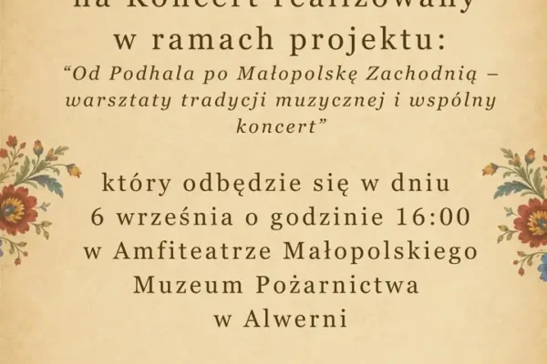 Koncert zespołów Wierchy i Gama w Alwerni już w niedzielę