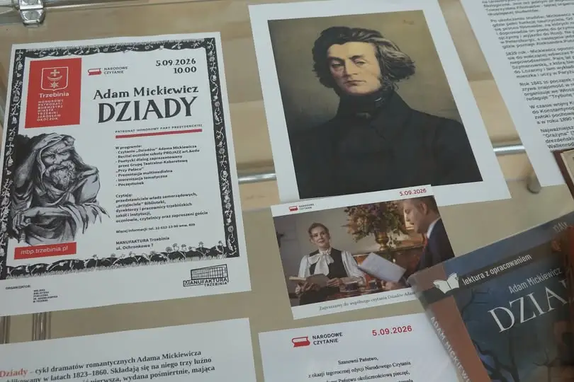 Narodowe Czytanie „Dziadów” w Trzebini: literacko-muzyczne spotkanie w Manufakturze