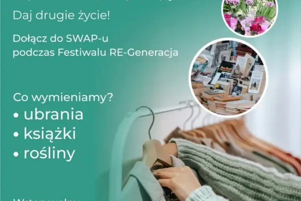 Wielki SWAP w Libiążu – wymień ubrania, książki i rośliny już 3 października