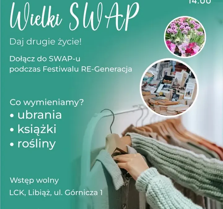 Wielki SWAP w Libiążu – wymień ubrania, książki i rośliny już 3 października