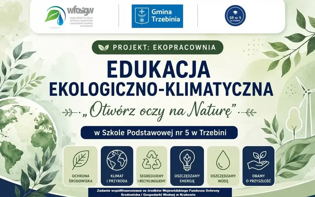 Nowa Ekopracownia w Szkole Podstawowej nr 5 w Trzebini – start projektu edukacyjnego
