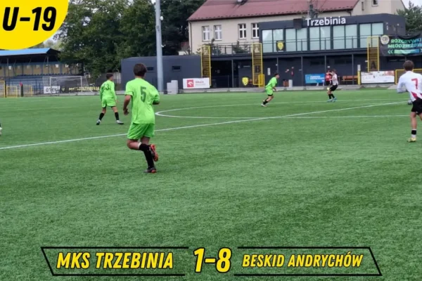 MKS Trzebinia rozbity przez Beskid Andrychów 1:8 w juniorach starszych