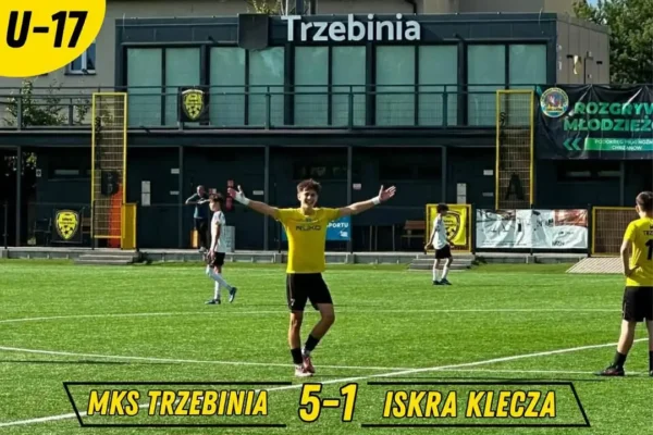 MKS Trzebinia rozgromił Iskrę Klecza 5:1 w II kolejce ligi juniorów młodszych